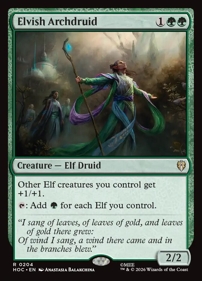 Elvish Archdruid (The Hobbit Eternal)