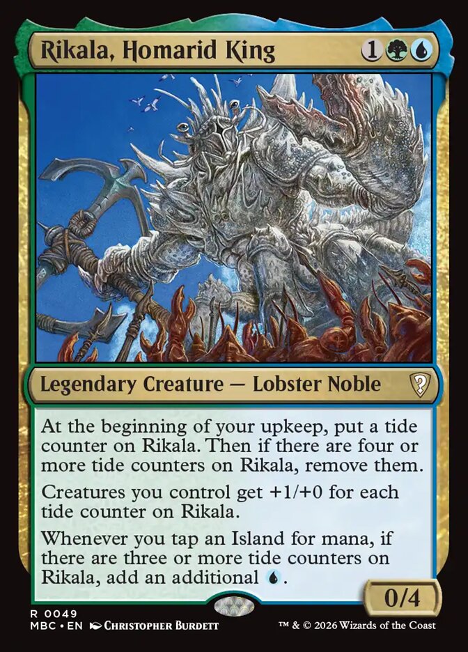 Rikala, Homarid King (Mystery Booster Commander Edition)
