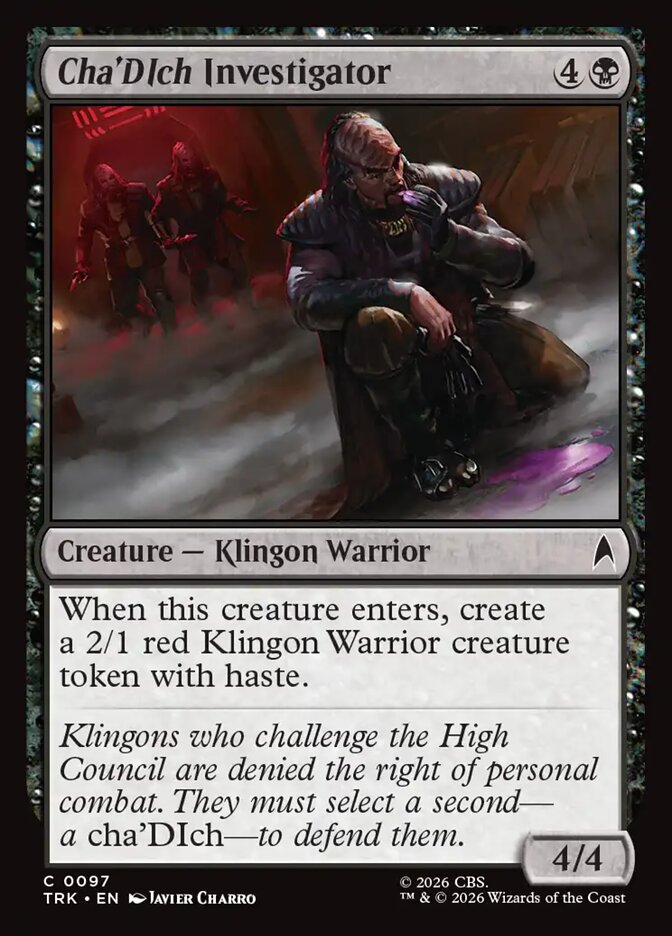 Cha'DIch Investigator (Star Trek)