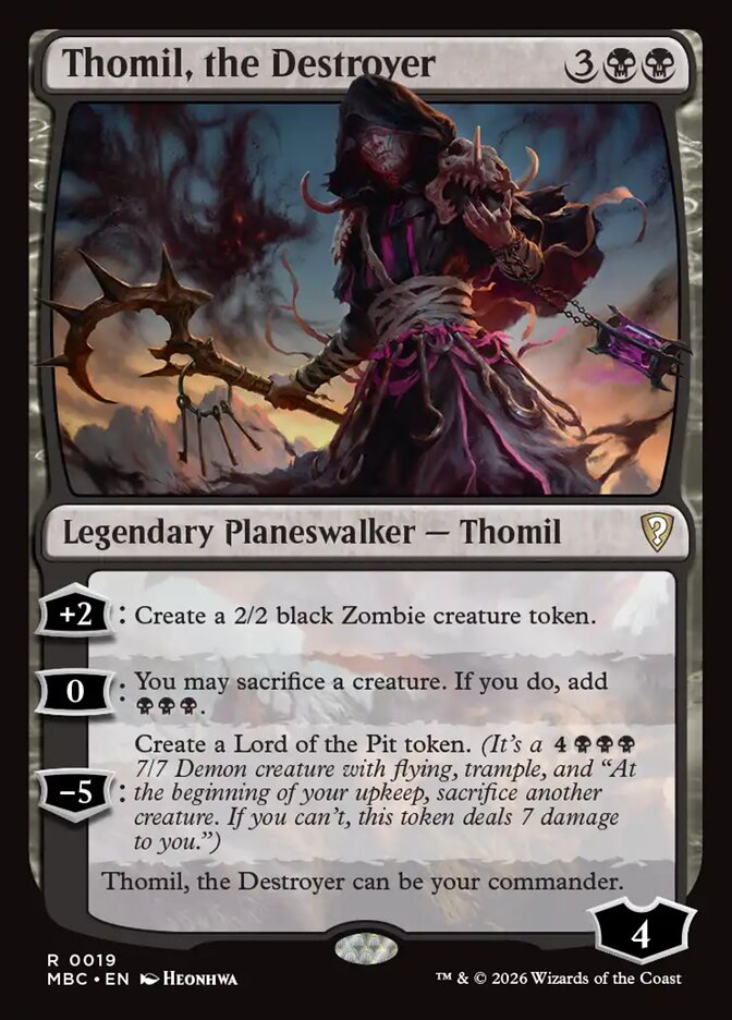 Thomil, the Destroyer (Mystery Booster Commander Edition)
