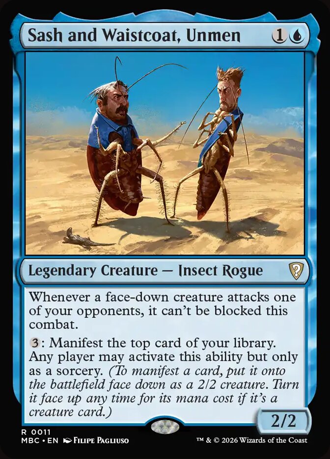 Sash and Waistcoat, Unmen (Mystery Booster Commander Edition)