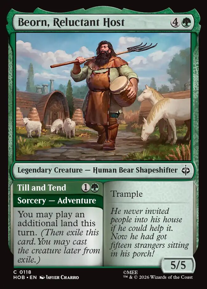 Beorn, Reluctant Host // Till and Tend (The Hobbit)