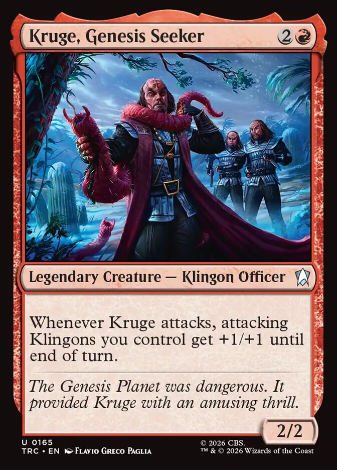 Kruge, Genesis Seeker (Star Trek Commander)