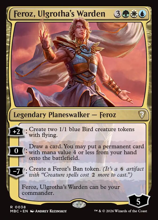 Feroz, Ulgrotha's Warden (Mystery Booster Commander Edition)