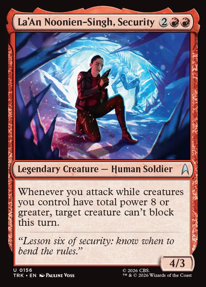La'An Noonien-Singh, Security (Star Trek)