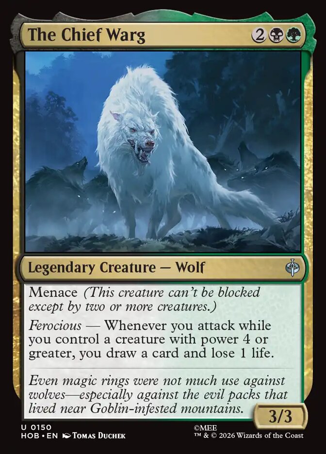The Chief Warg (The Hobbit)