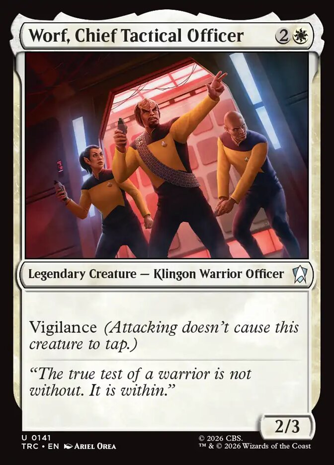 Worf, Chief Tactical Officer (Star Trek Commander)