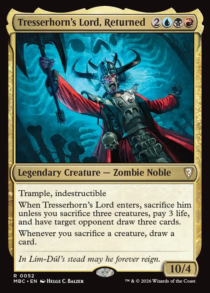 Tresserhorn's Lord, Returned (Mystery Booster Commander Edition)