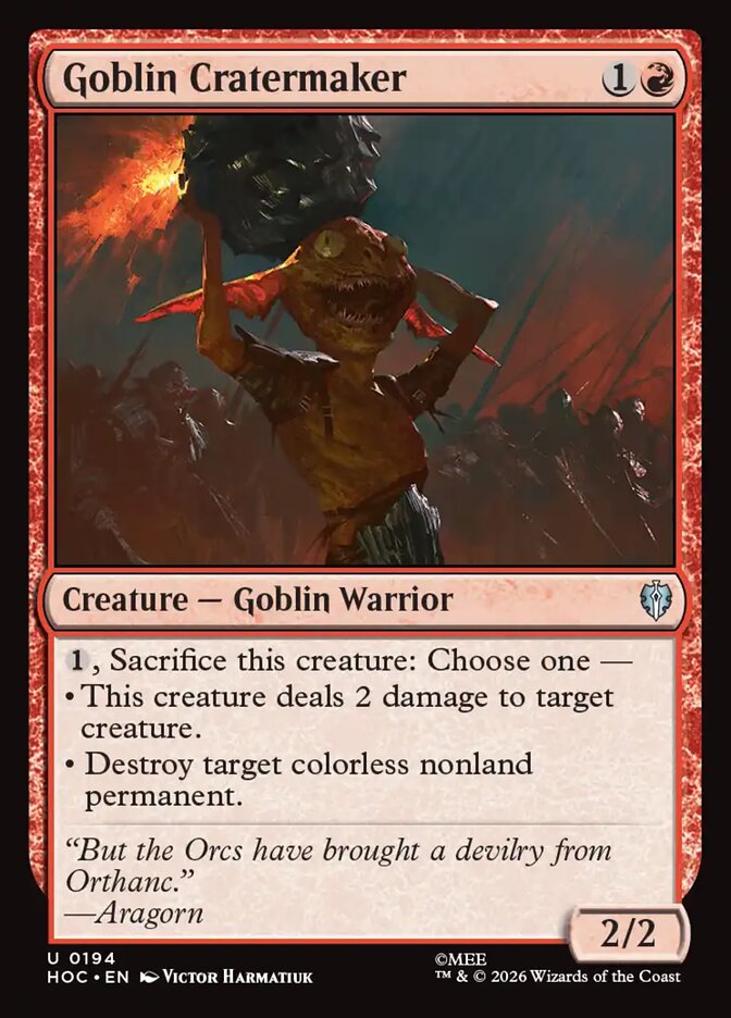 Goblin Cratermaker (The Hobbit Eternal)