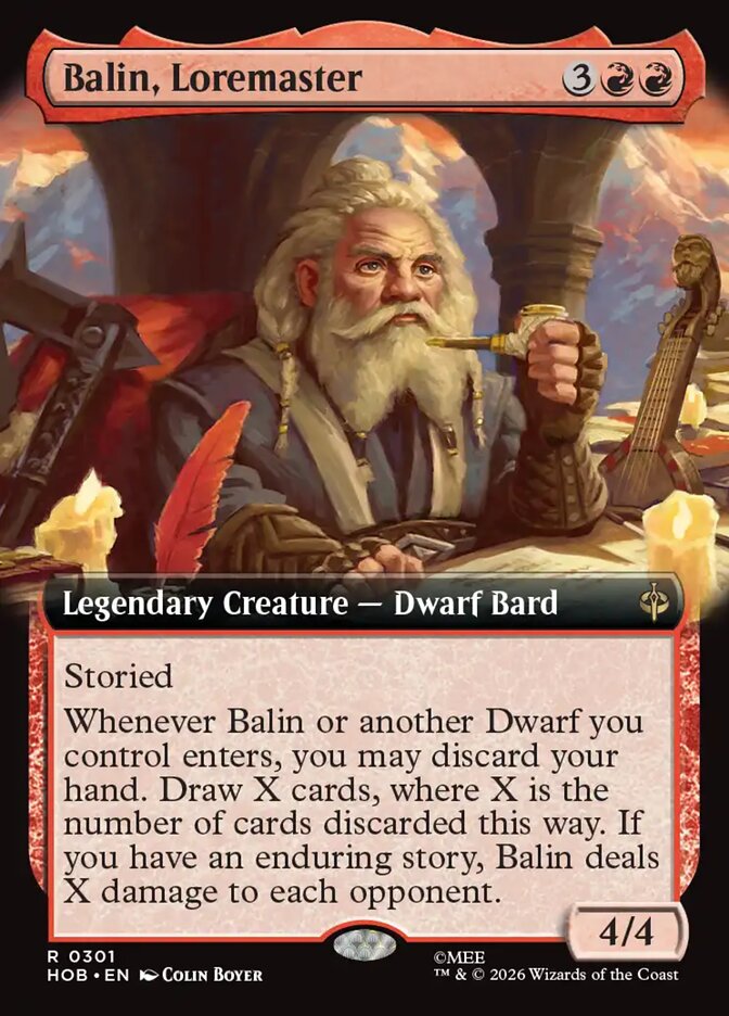 Balin, Loremaster (The Hobbit)
