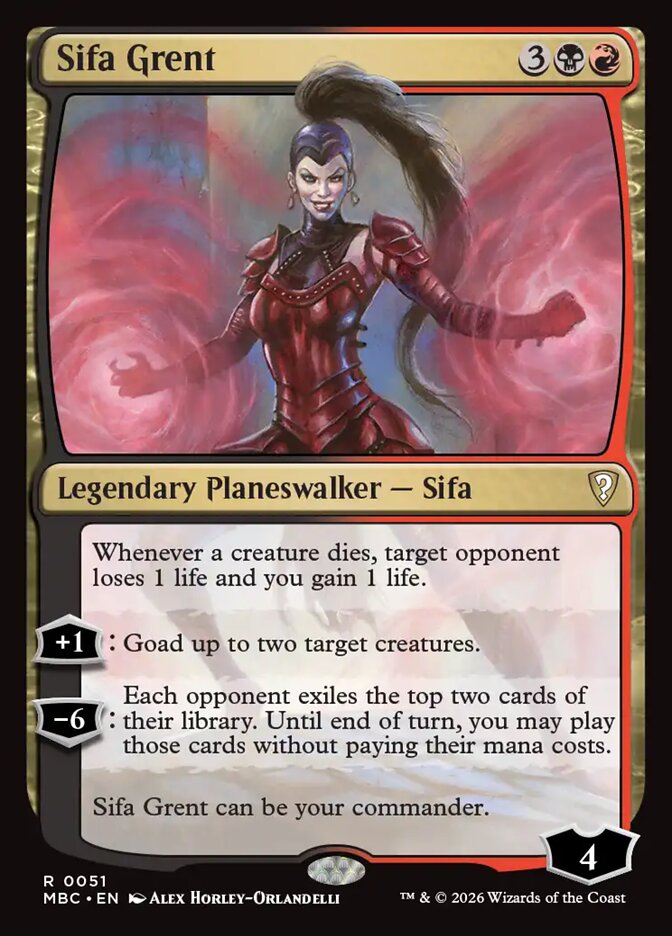 Sifa Grent (Mystery Booster Commander Edition)