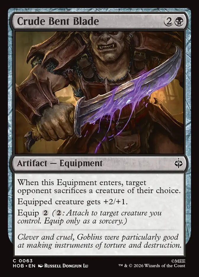 Crude Bent Blade (The Hobbit)