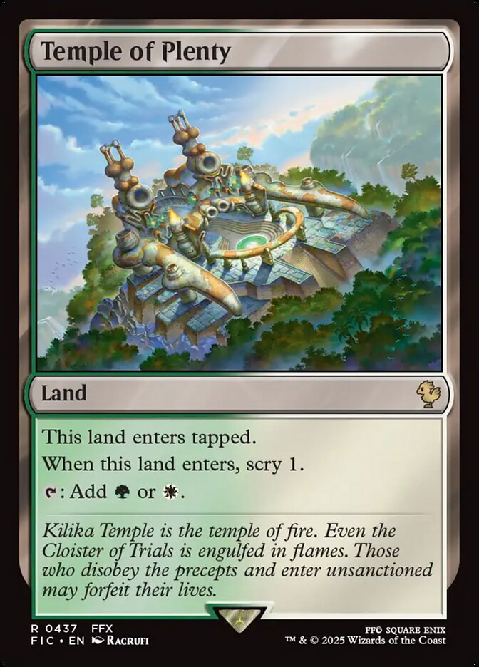 Temple of Plenty (Final Fantasy Commander)