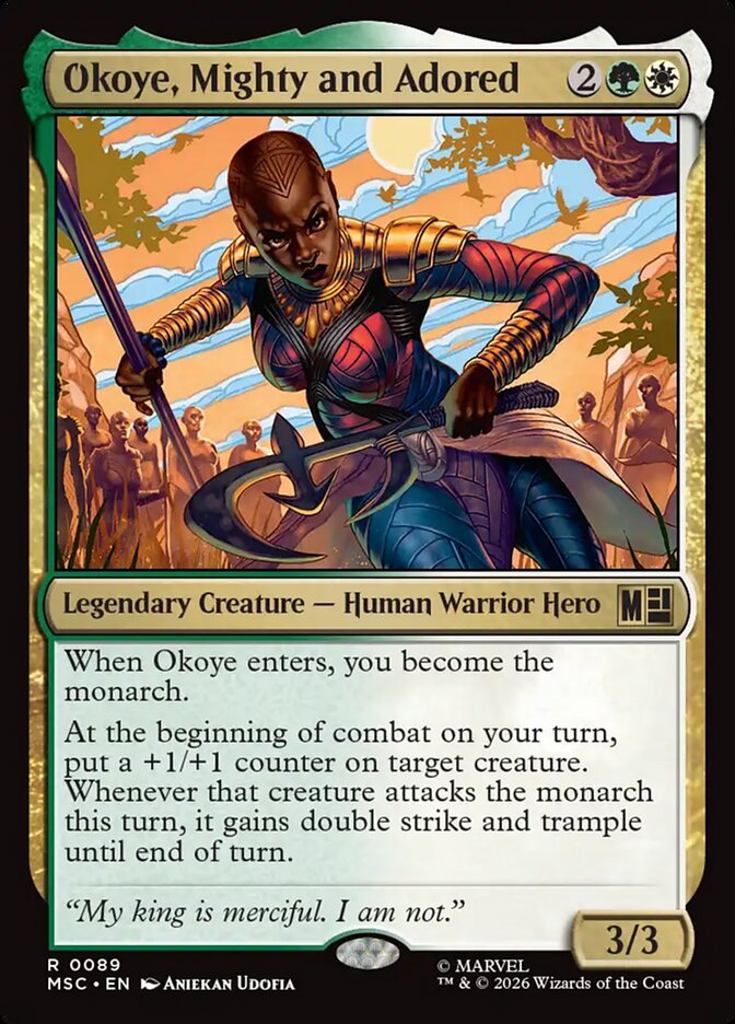 Okoye, Mighty and Adored (Marvel Super Heroes Commander)