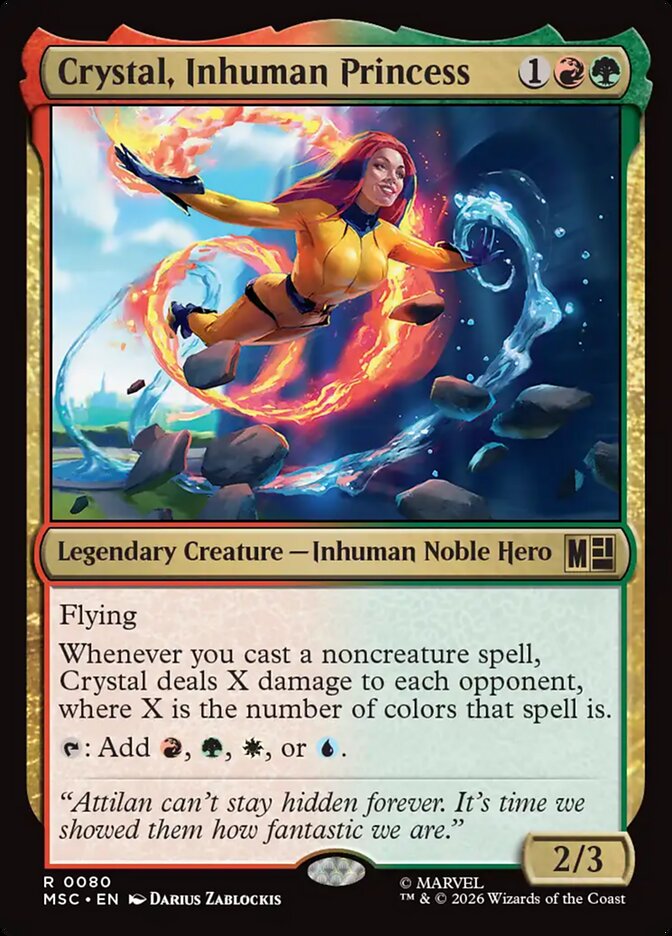 Crystal, Inhuman Princess (Marvel Super Heroes Commander)