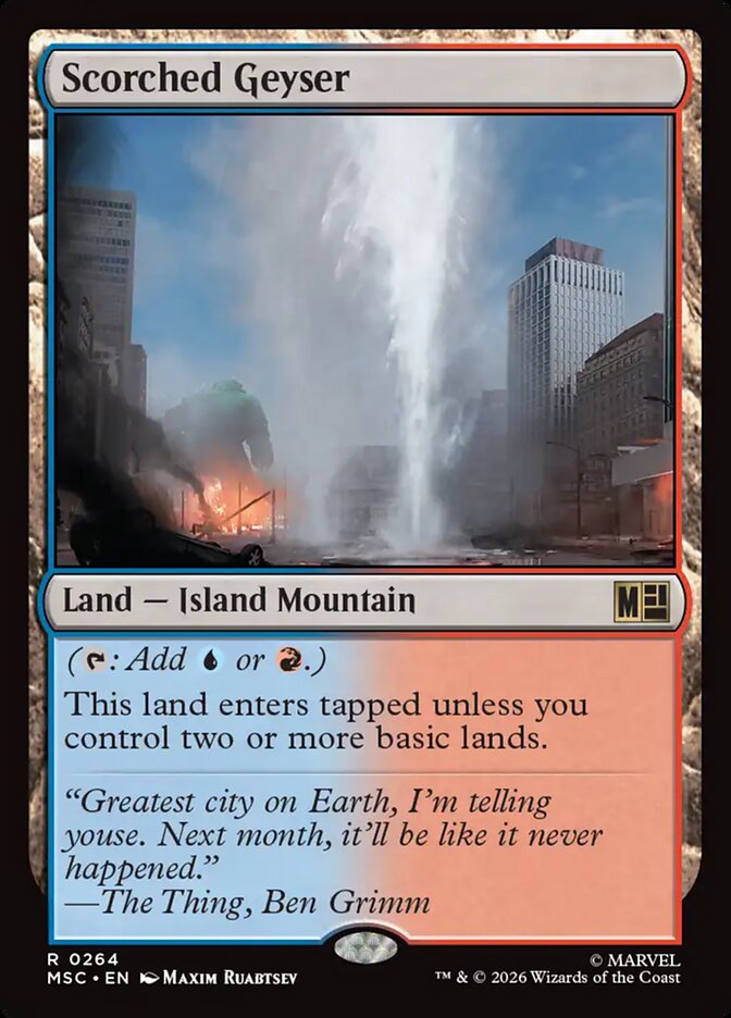 Scorched Geyser (Marvel Super Heroes Commander)