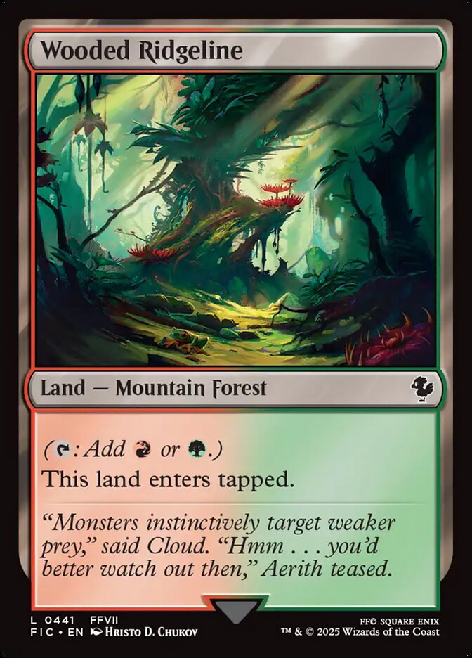 Wooded Ridgeline (Final Fantasy Commander)