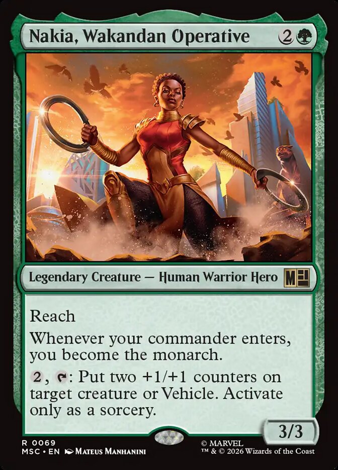 Nakia, Wakandan Operative (Marvel Super Heroes Commander)