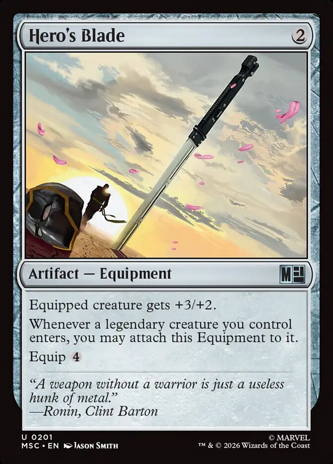 Hero's Blade (Marvel Super Heroes Commander)