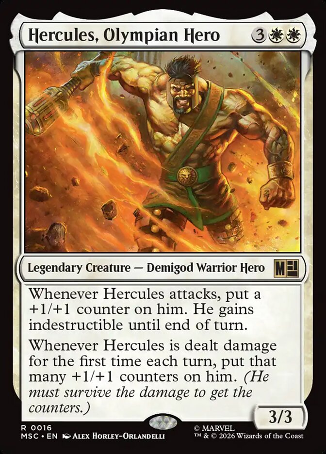 Hercules, Olympian Hero (Marvel Super Heroes Commander)