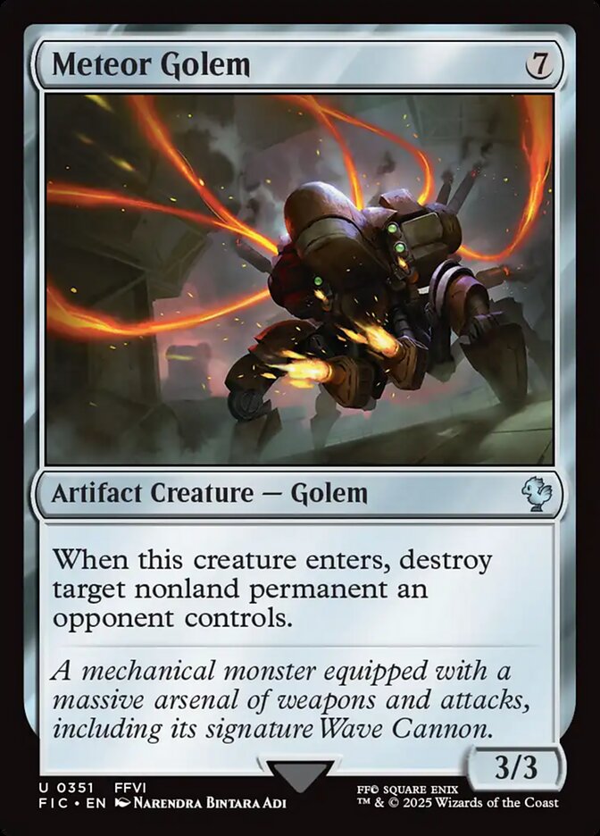 Meteor Golem (Final Fantasy Commander)
