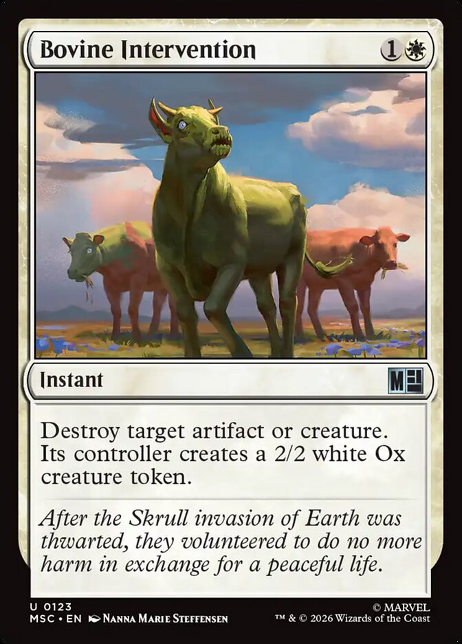 Bovine Intervention (Marvel Super Heroes Commander)