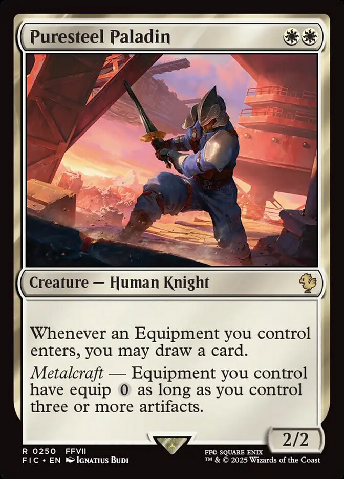 Puresteel Paladin (Final Fantasy Commander)