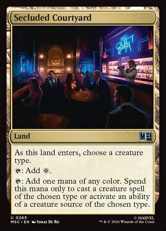 Secluded Courtyard (Marvel Super Heroes Commander)