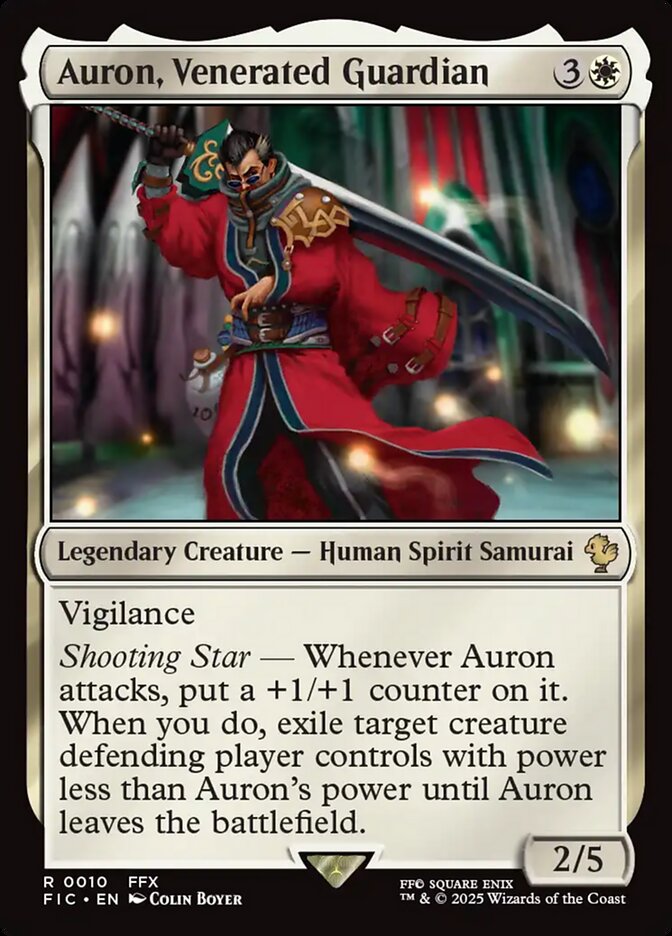 Auron, Venerated Guardian (Final Fantasy Commander)