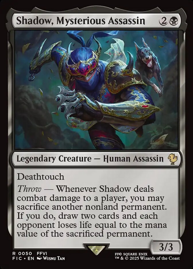 Shadow, Mysterious Assassin (Final Fantasy Commander)