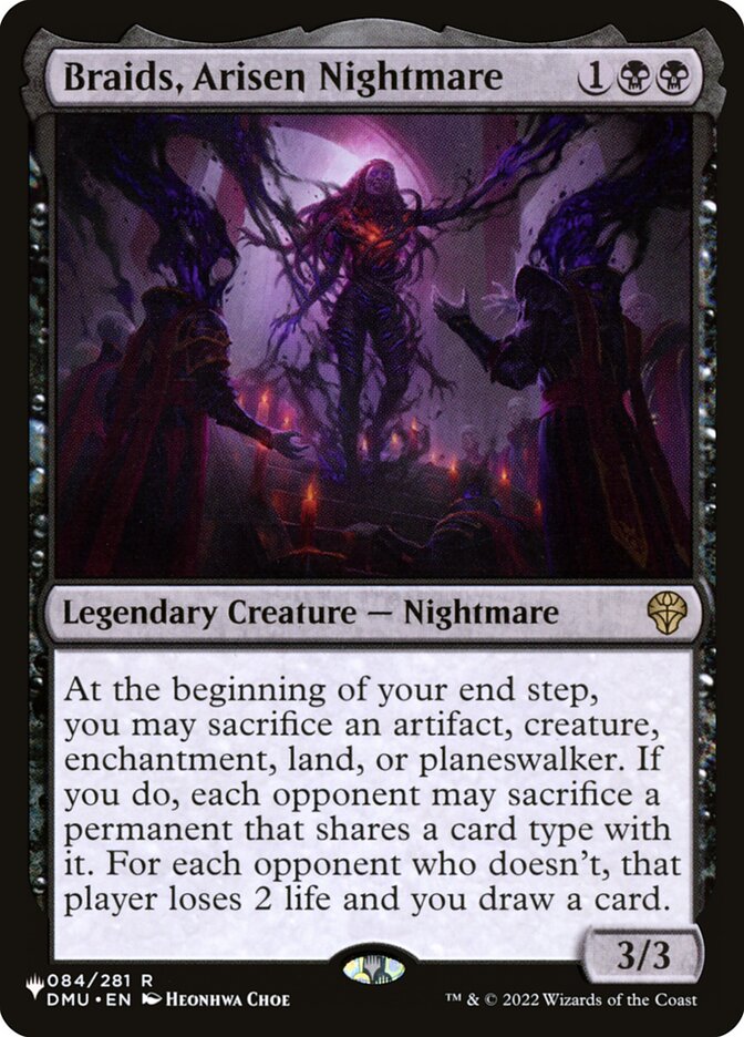 Braids, Arisen Nightmare (The List)