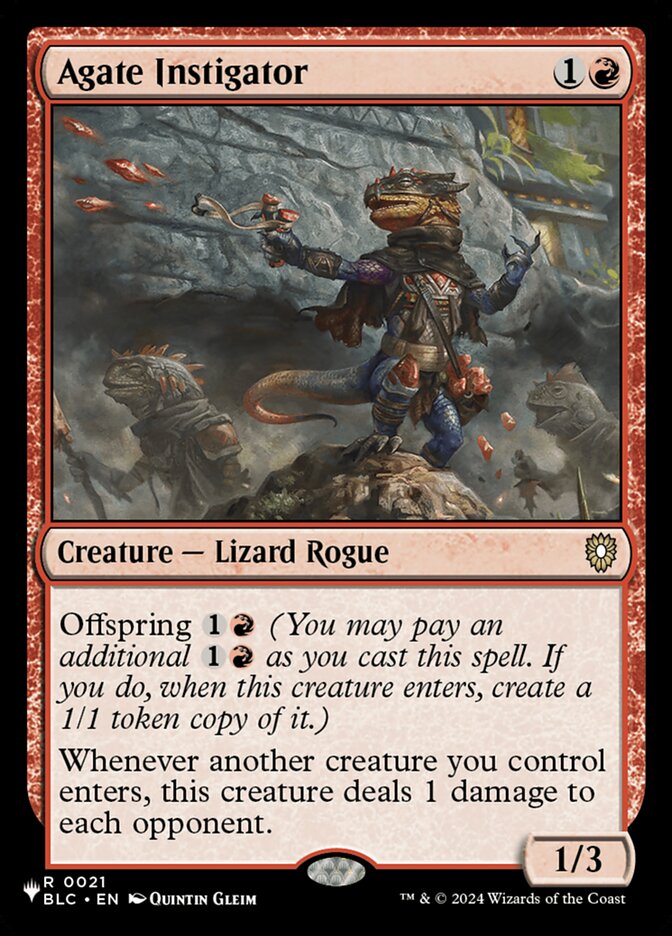 Agate Instigator (The List)