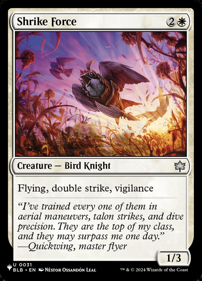 Shrike Force (The List)