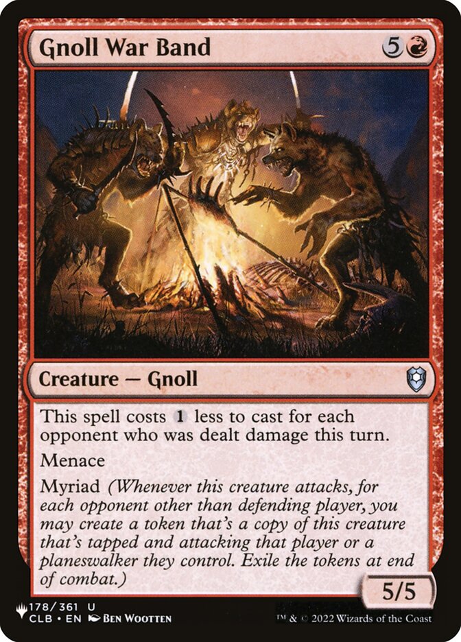 Gnoll War Band (The List)