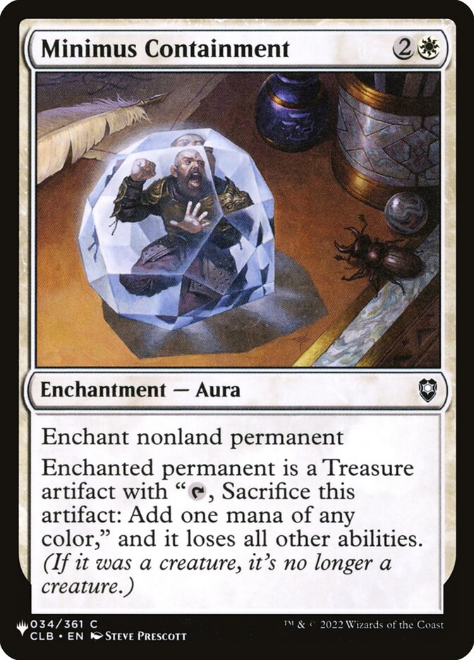 Minimus Containment (The List)