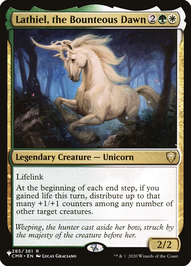 Lathiel, the Bounteous Dawn (The List)