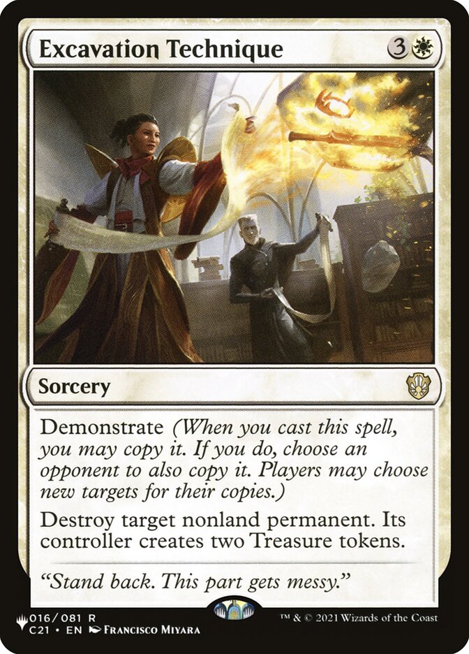 Excavation Technique (The List)
