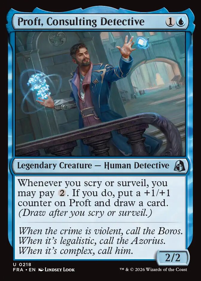 Proft, Consulting Detective (Reality Fracture)