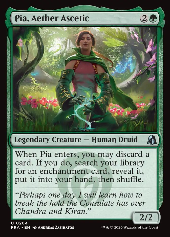 Pia, Aether Ascetic (Reality Fracture)