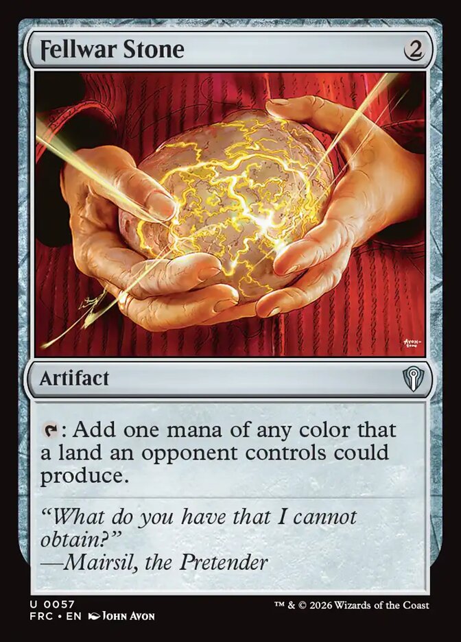 Fellwar Stone (Reality Fracture Commander)