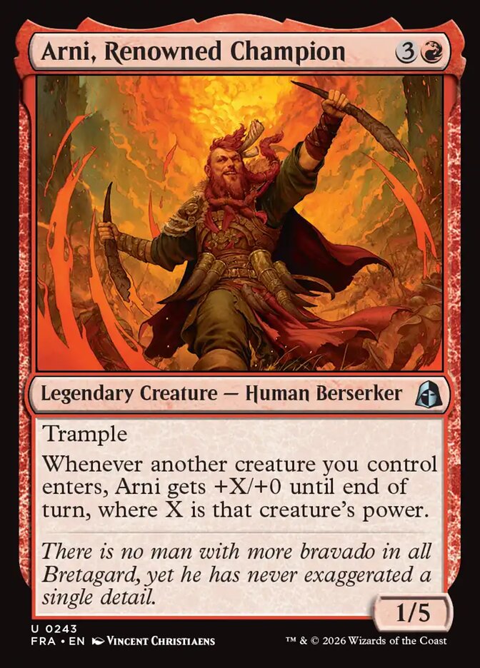 Arni, Renowned Champion (Reality Fracture)