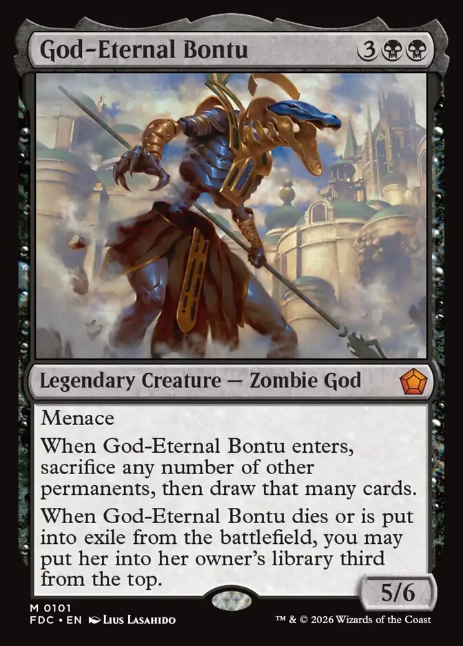 God-Eternal Bontu (Foundations Commander)