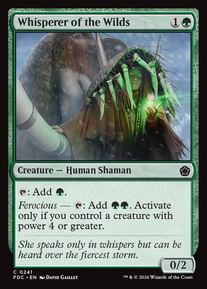 Whisperer of the Wilds (Foundations Commander)