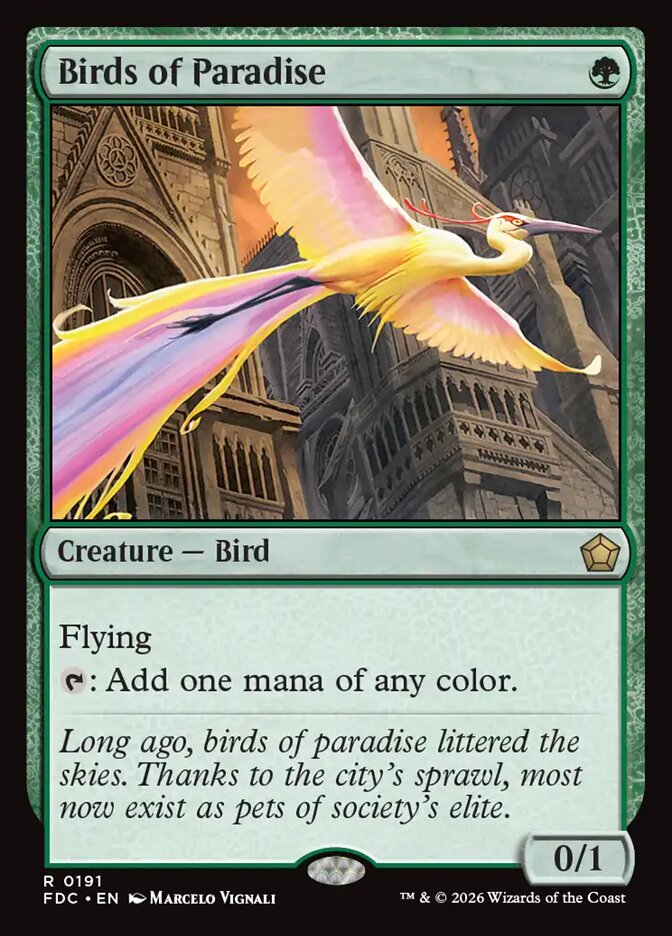Birds of Paradise (Foundations Commander)