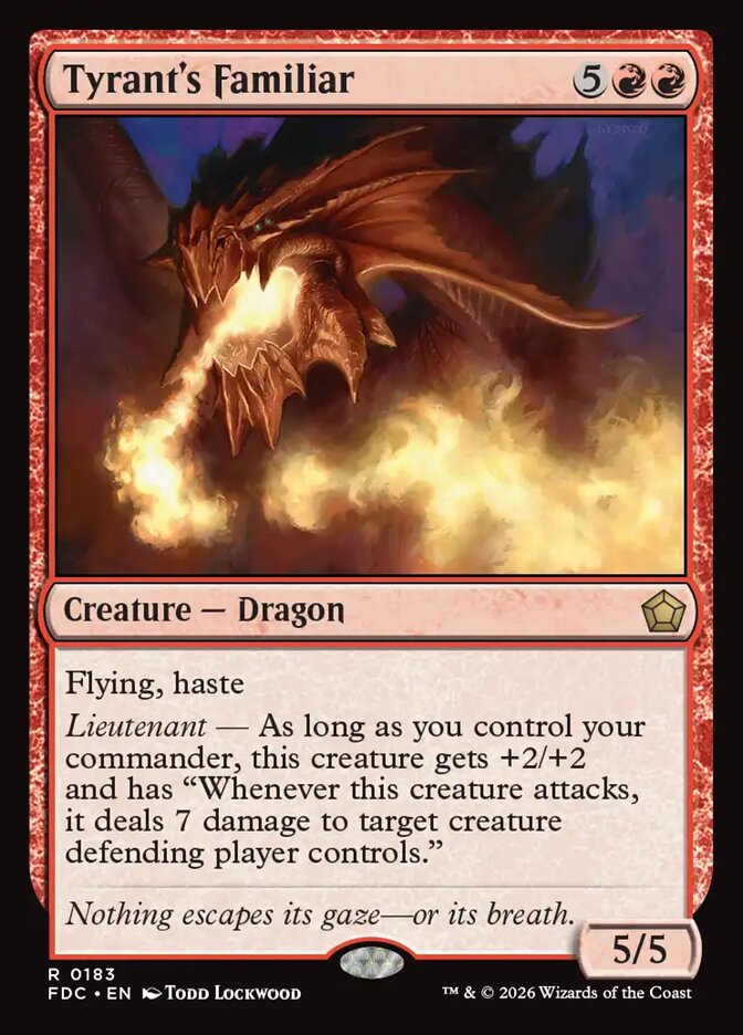 Tyrant's Familiar (Foundations Commander)