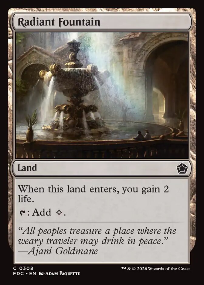 Radiant Fountain (Foundations Commander)