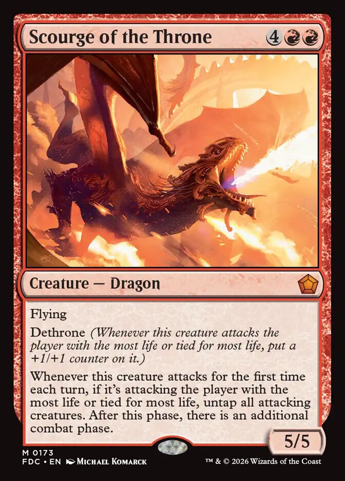 Scourge of the Throne (Foundations Commander)