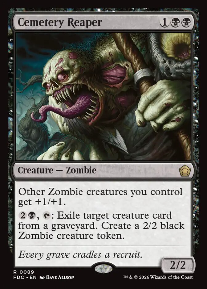 Cemetery Reaper (Foundations Commander)