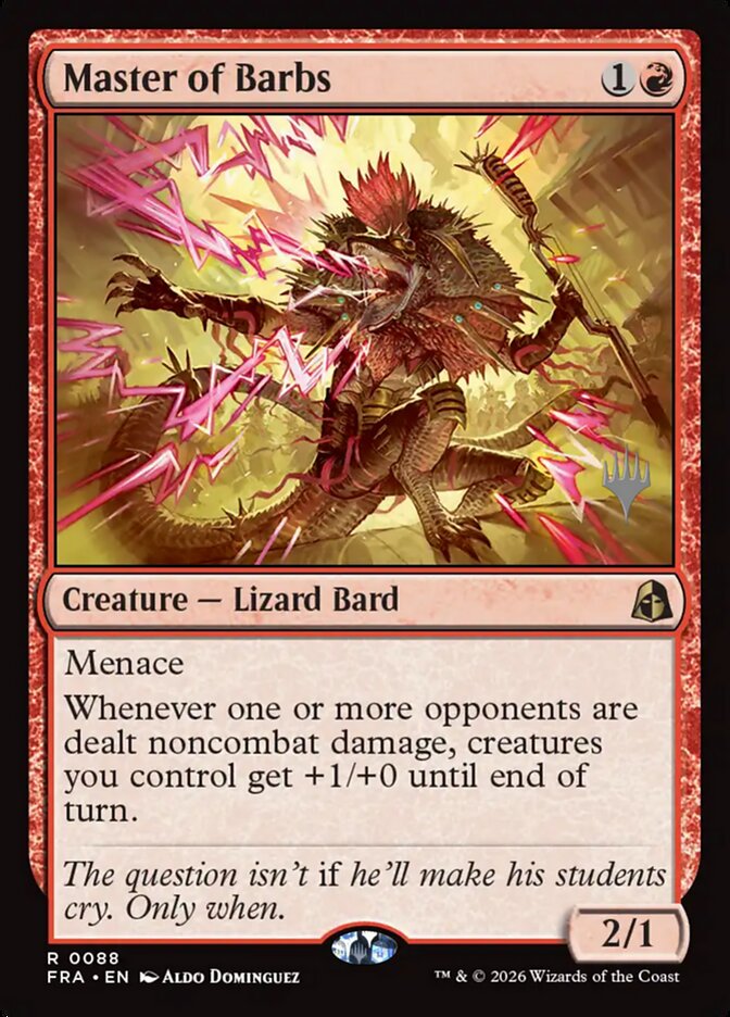 Master of Barbs (Reality Fracture Promos)