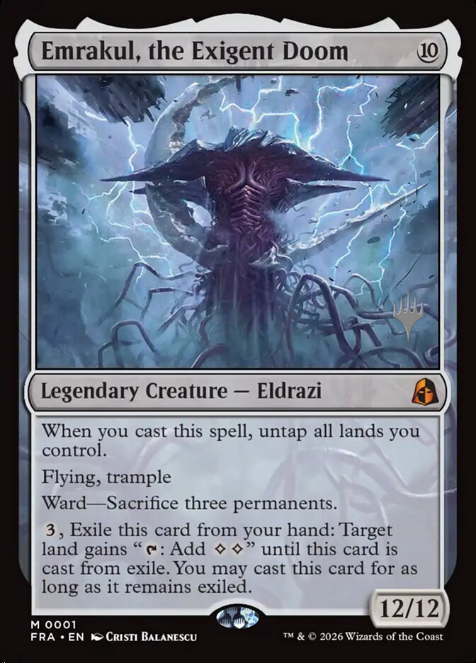 Emrakul, the Exigent Doom (Reality Fracture Promos)